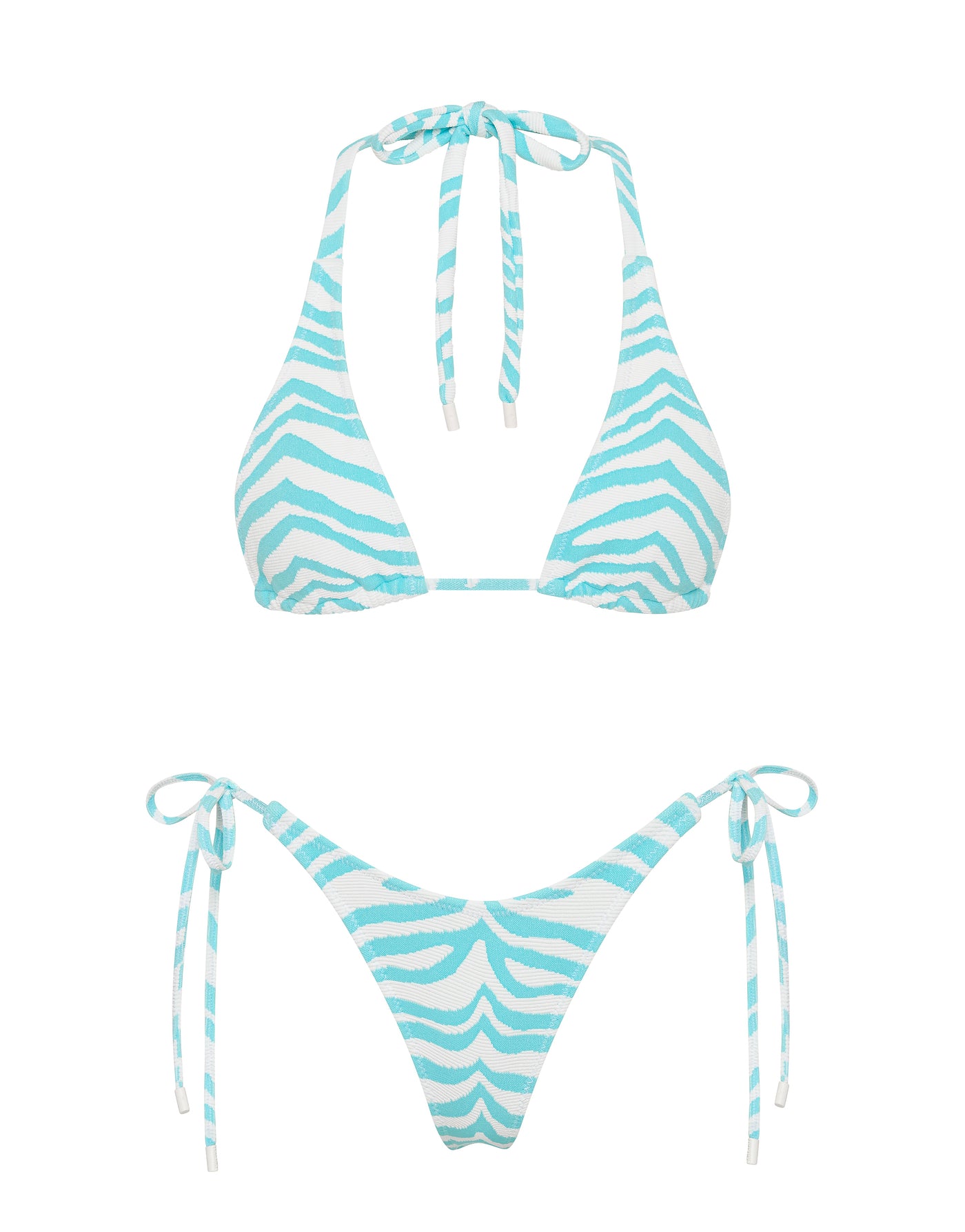 DARA - SKY ZEBRA SPLASH Triangle Bikini Set