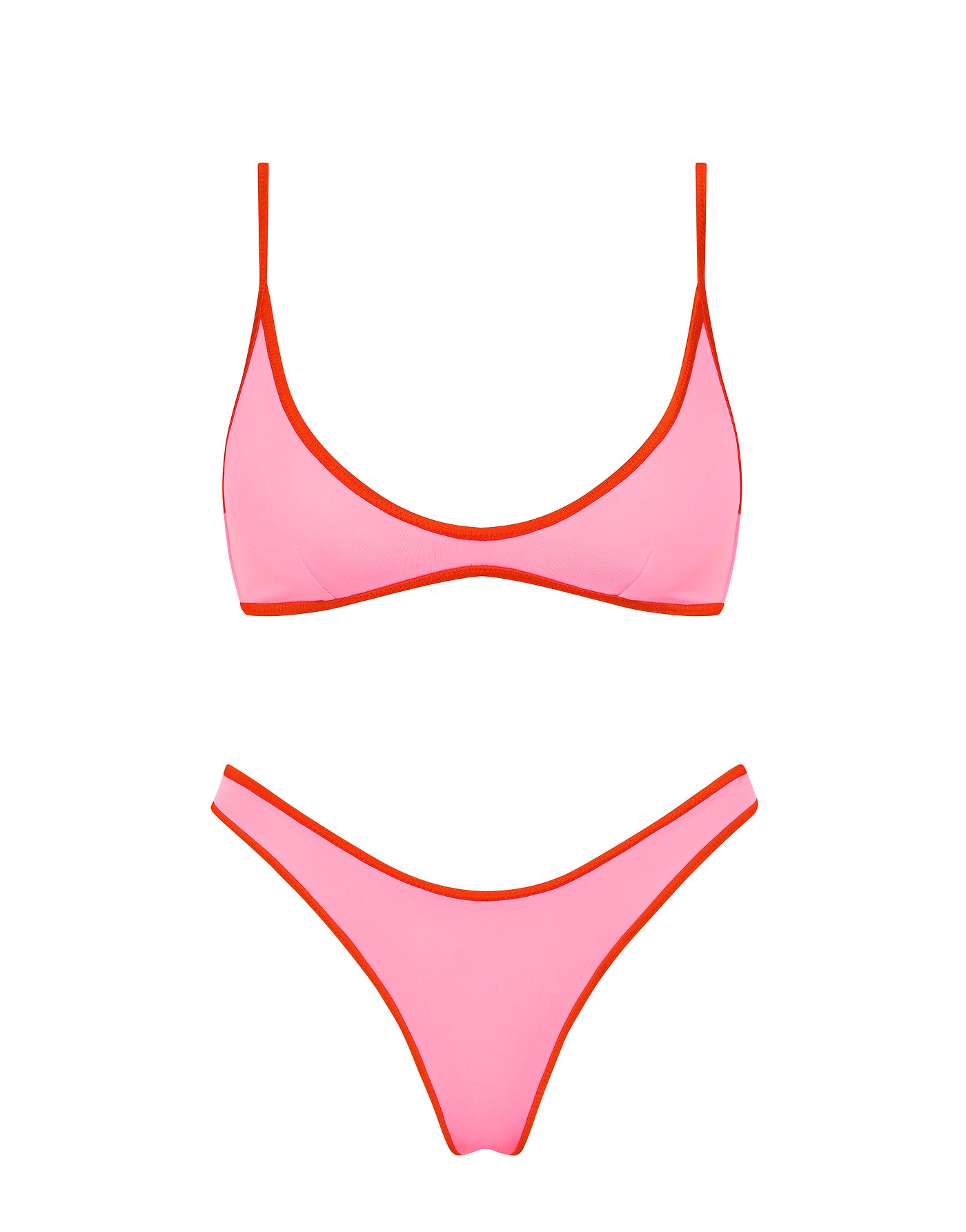 MAIA - DORE Pink Scoop Bikini Set
