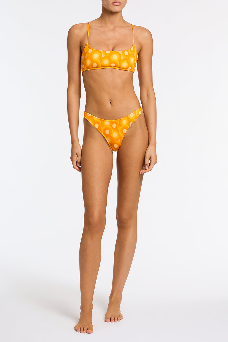 Alternative view of MICA - TANGERINE Scoop Bikini Set