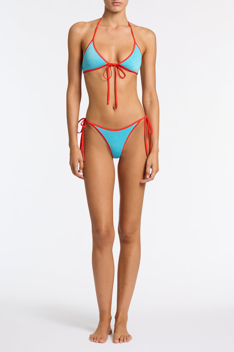 Alternative view of SOFI - AZURE SPARKLE Halter Bikini Set