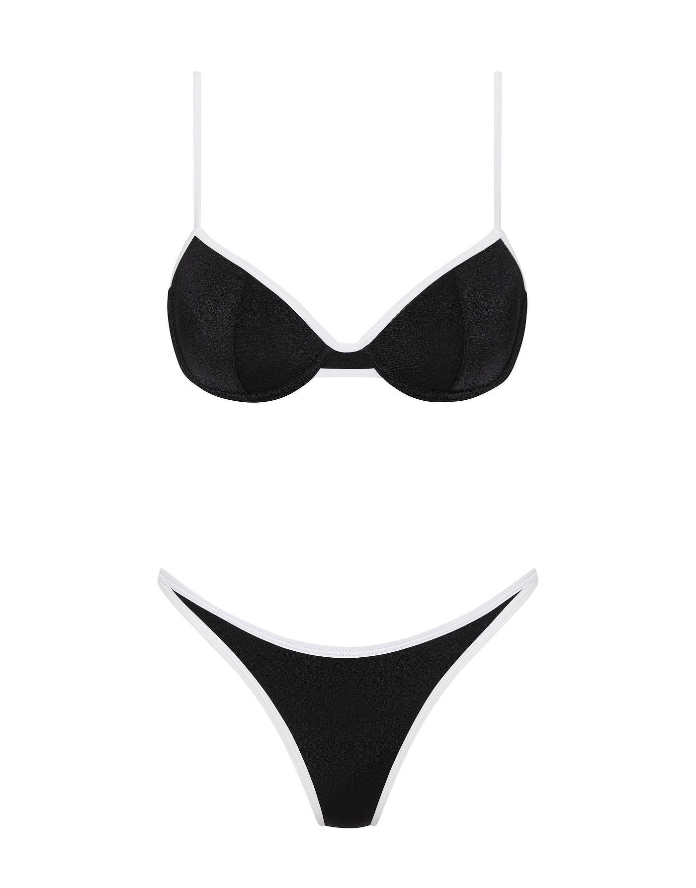 JARA - JETT Black Balconette Bikini - Image 6