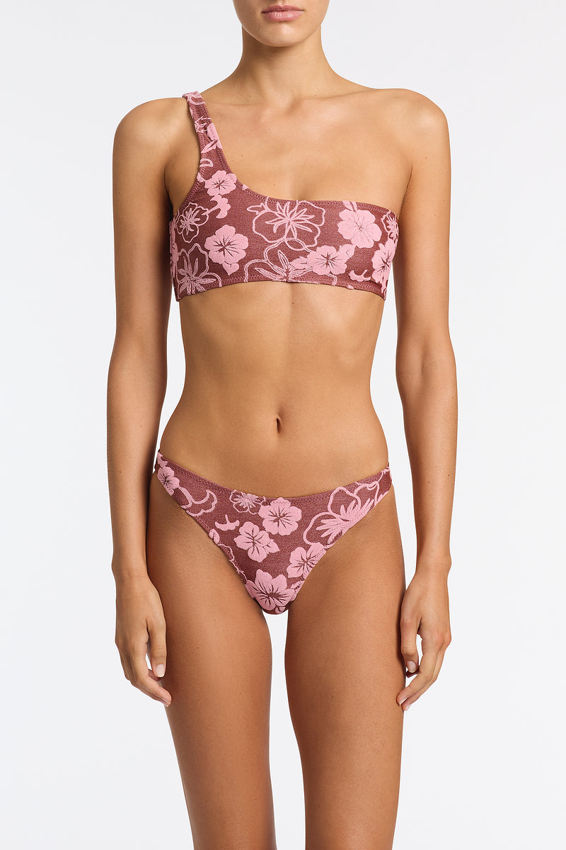 MELROSE - TIRAMISU FLORAL One Shoulder Bikini Set - Image 6