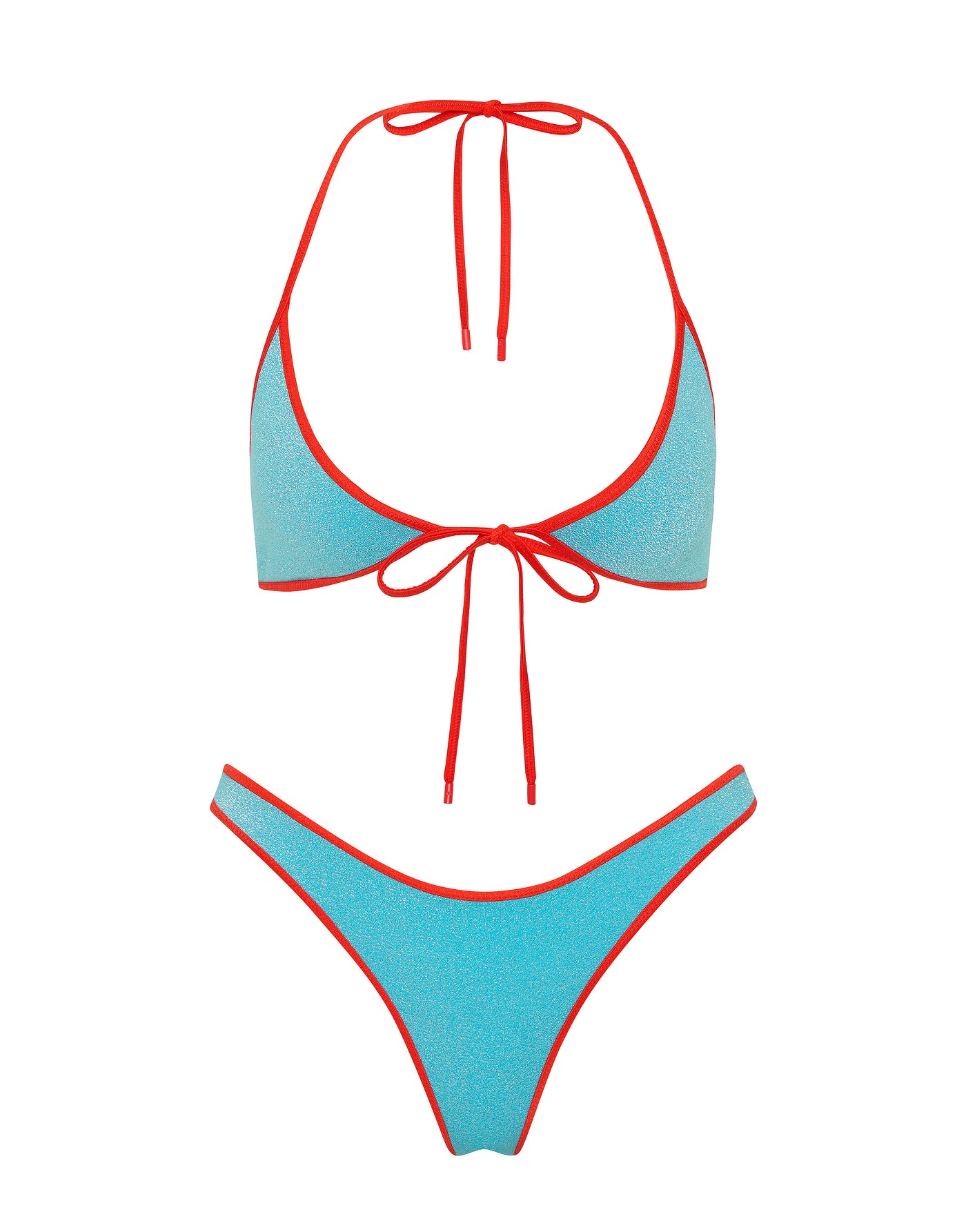 SOFI - AZURE SPARKLE Halter Bikini Set - Image 6