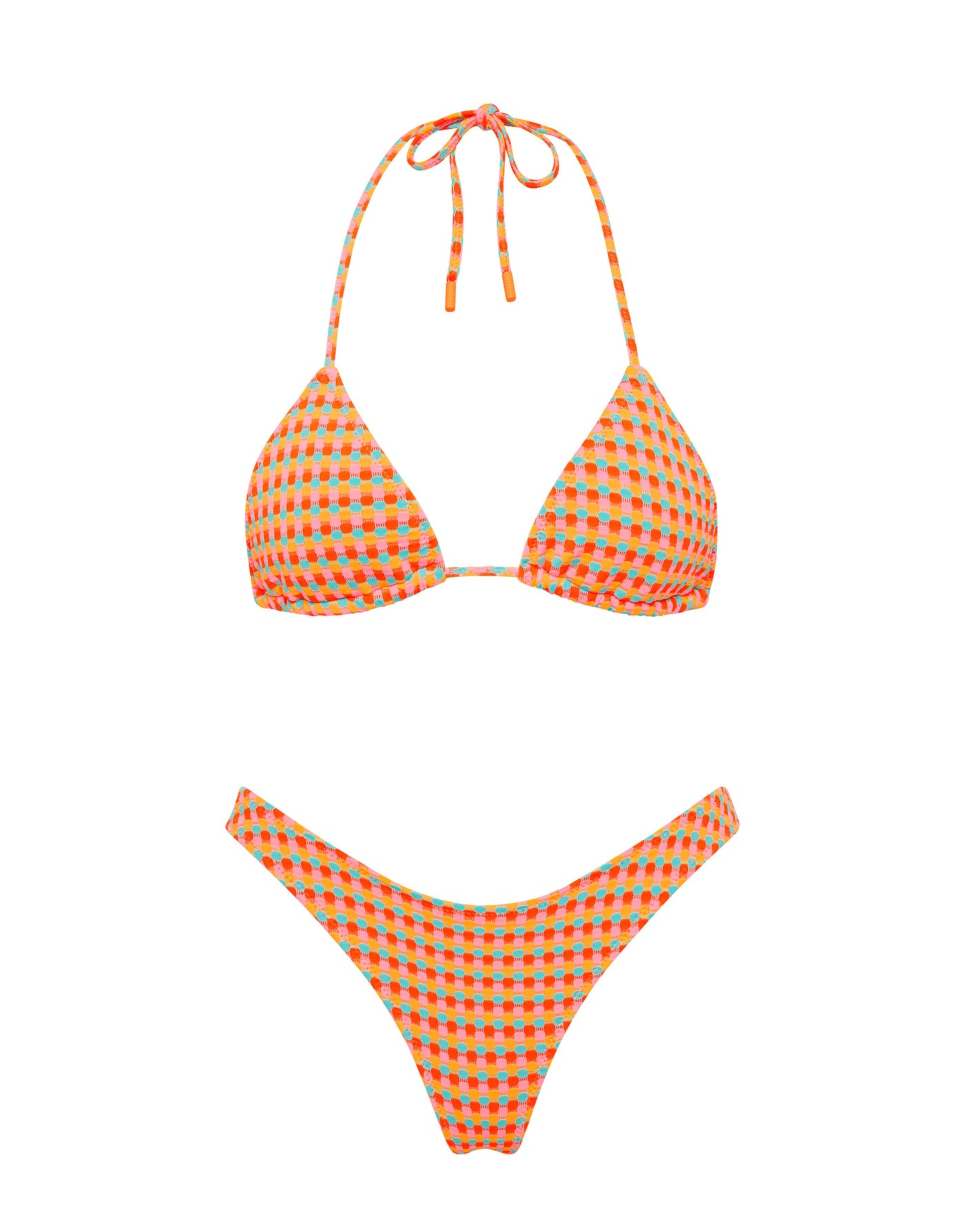 VINCA - GARA Textured Triangle Bikini Set - Image 6
