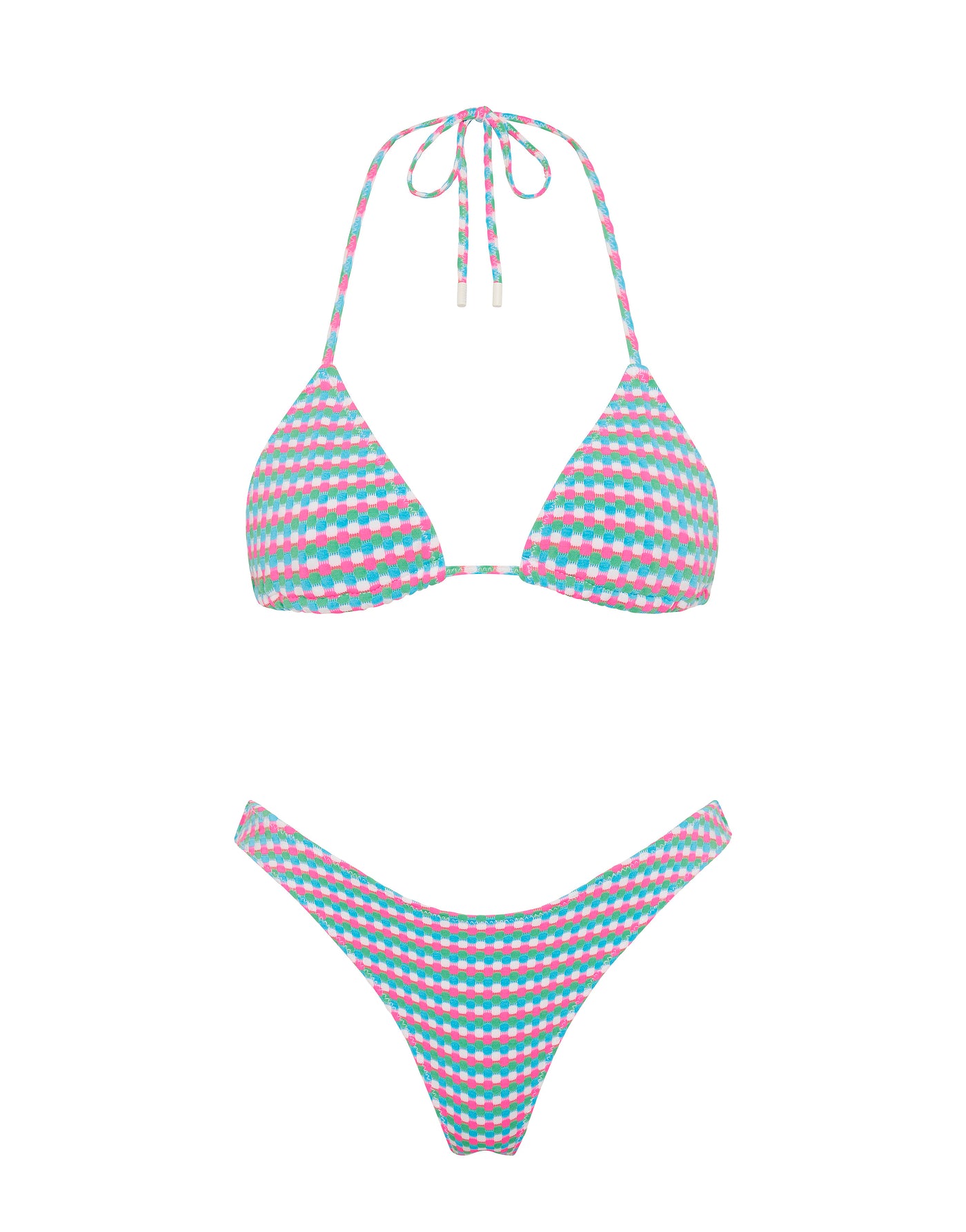 VINCA - MULBERRY Purple Triangle Bikini Set - Image 6