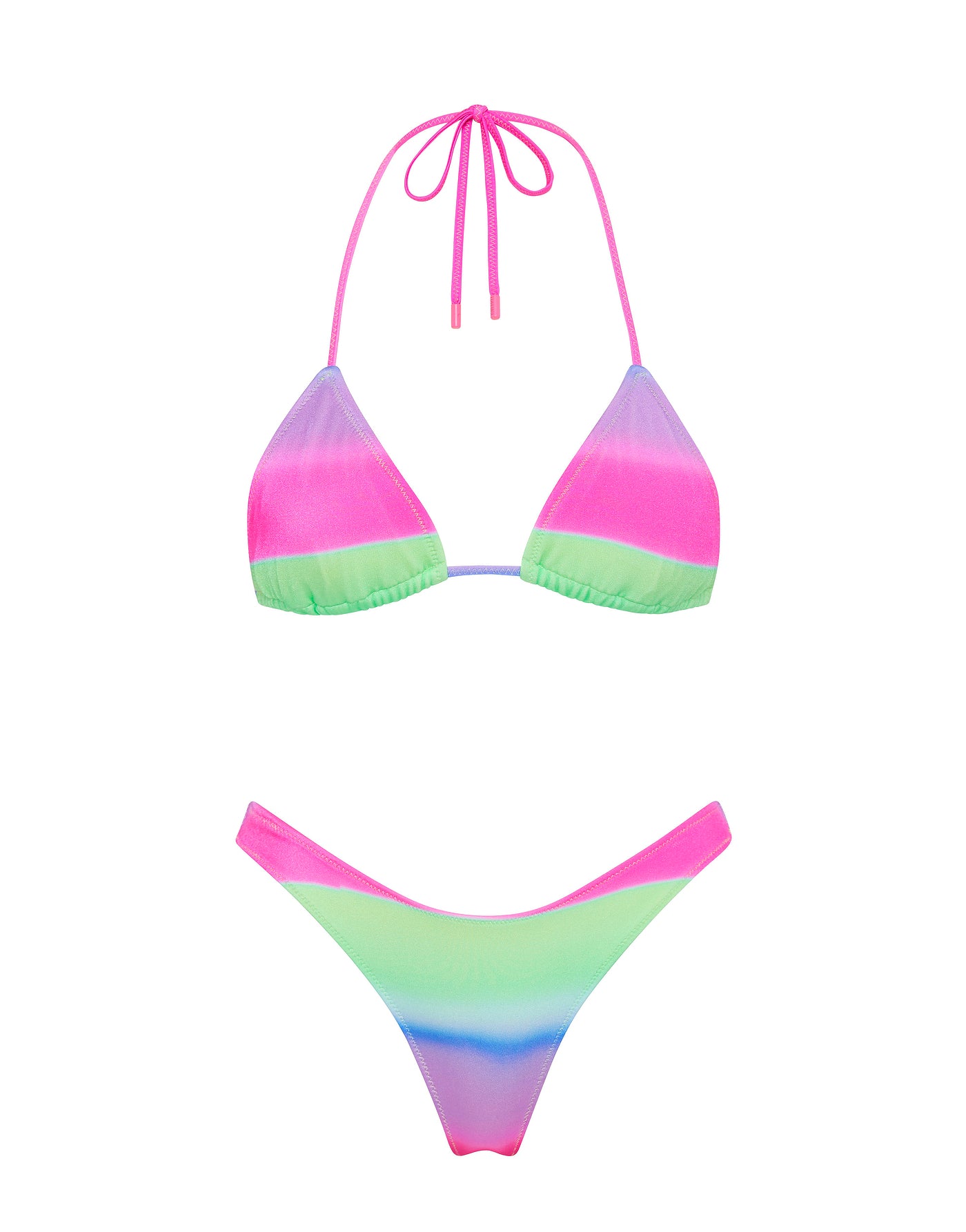 VINCA - PADDLE POP OMBRE Triangle Bikini Set - Image 6