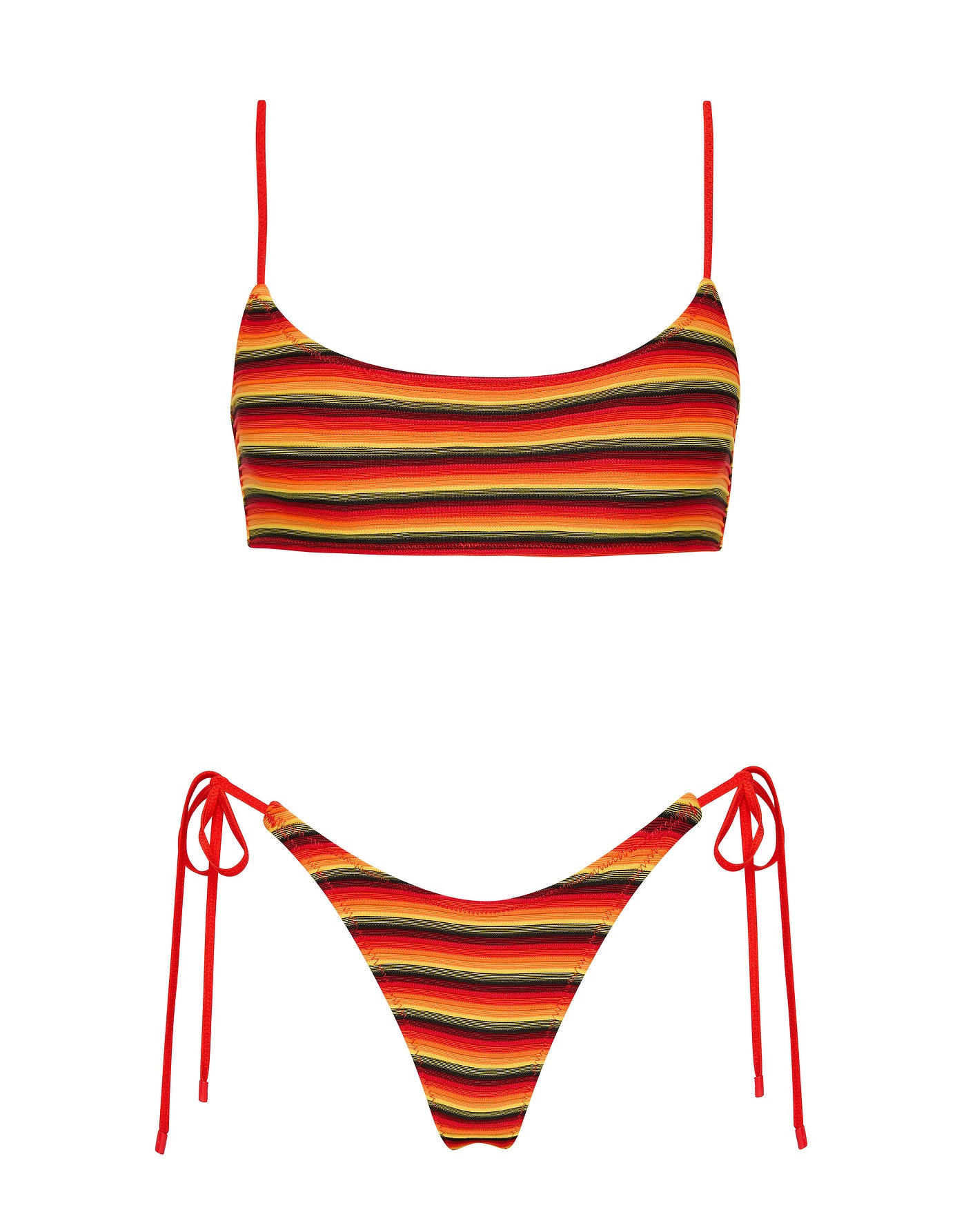 MICA - HORIZON STRIPE Scoop Bikini Set - Image 7